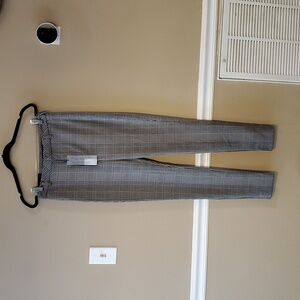 Another Love Women's Rachel Skinny Pants In Taupe Plaid Size 26 NWT'S